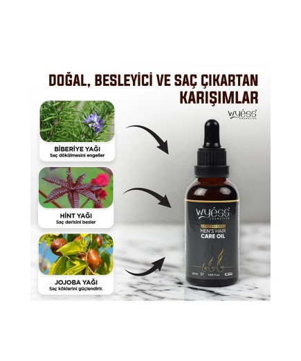 Erkek Saç Bakım Yağı Serumu