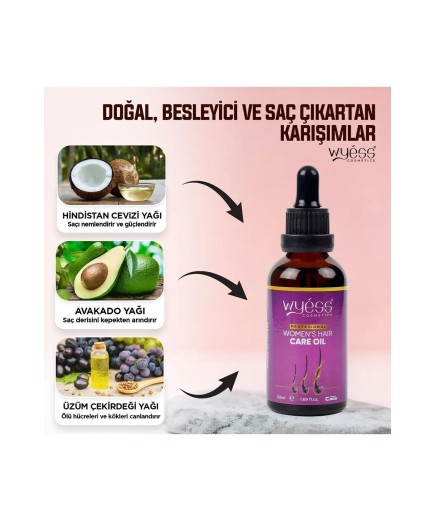 Kadın Saç Bakım Yağı Serumu